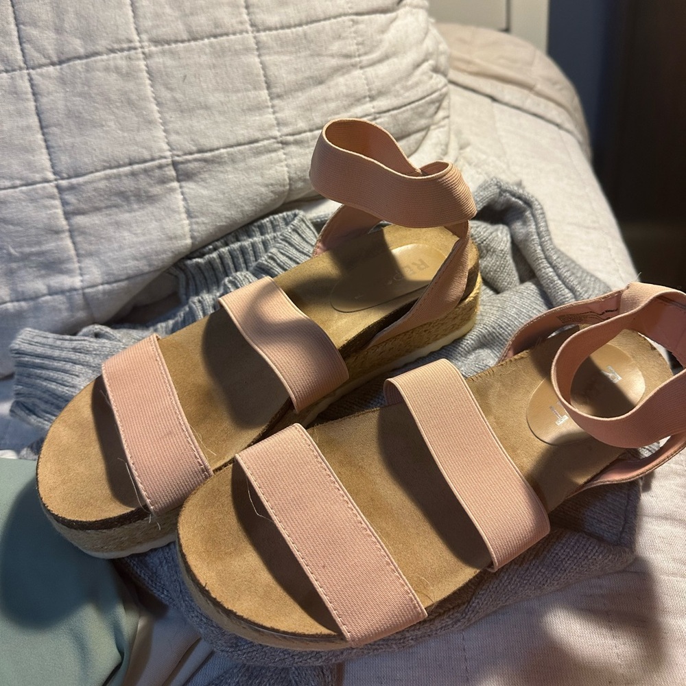 Pink Espadrille Sandals